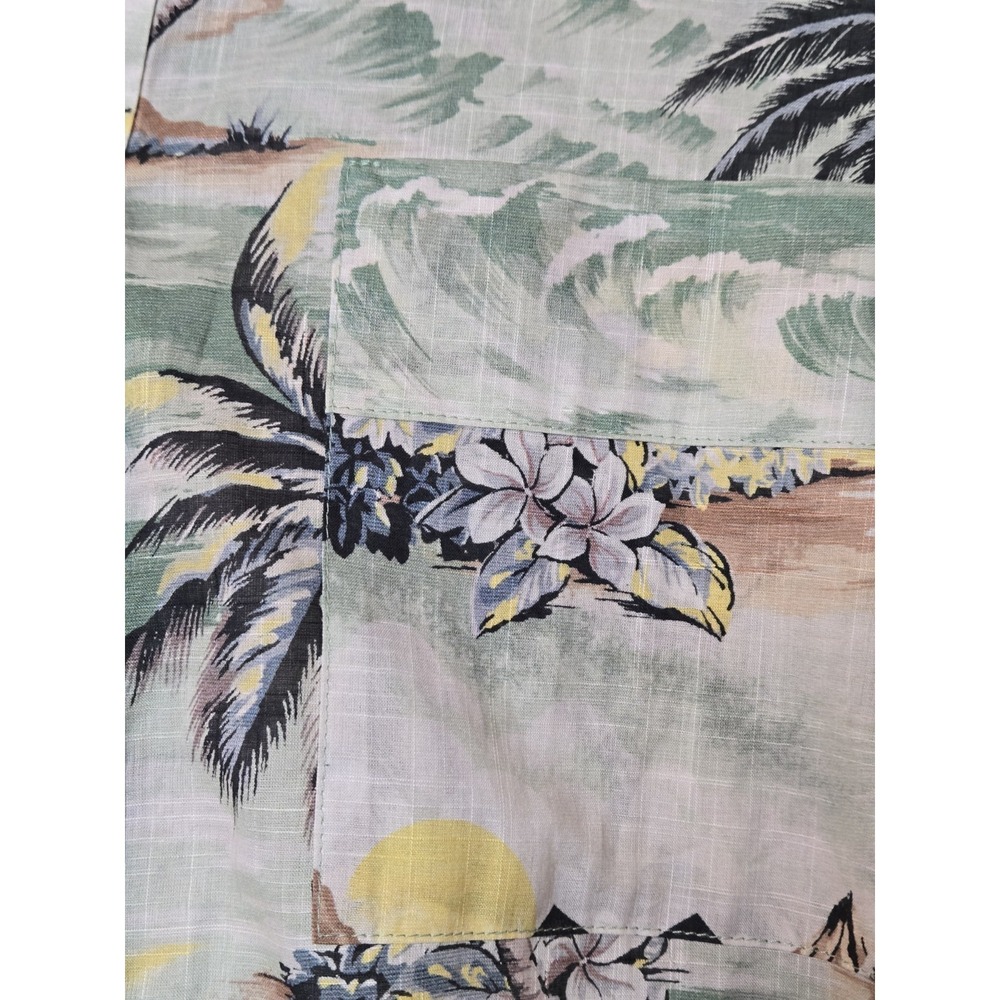 Zimmermann Vacay Shirt Short Sleeve Button Down Oversized Surf Printed Beach Med - Picture 7 of 12